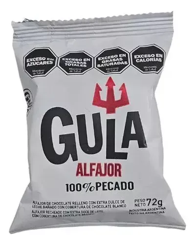 Alfajor Gula blanco x 6u.