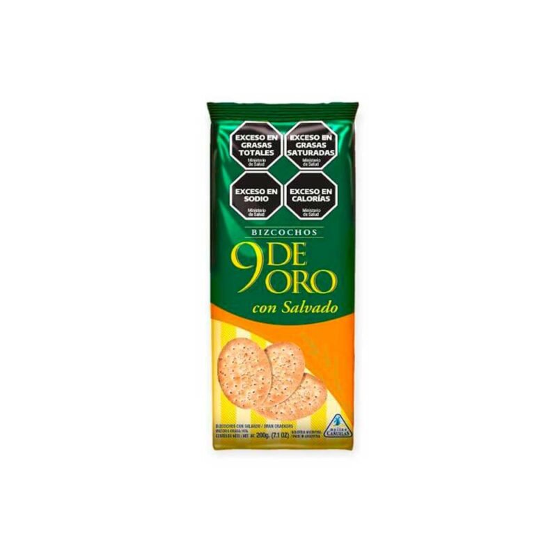 9 de Oro salvado x 400g