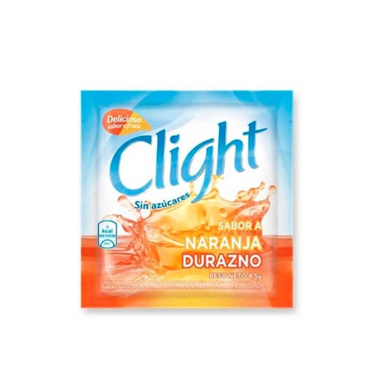 Clight naranja durazno caja x 20sobres