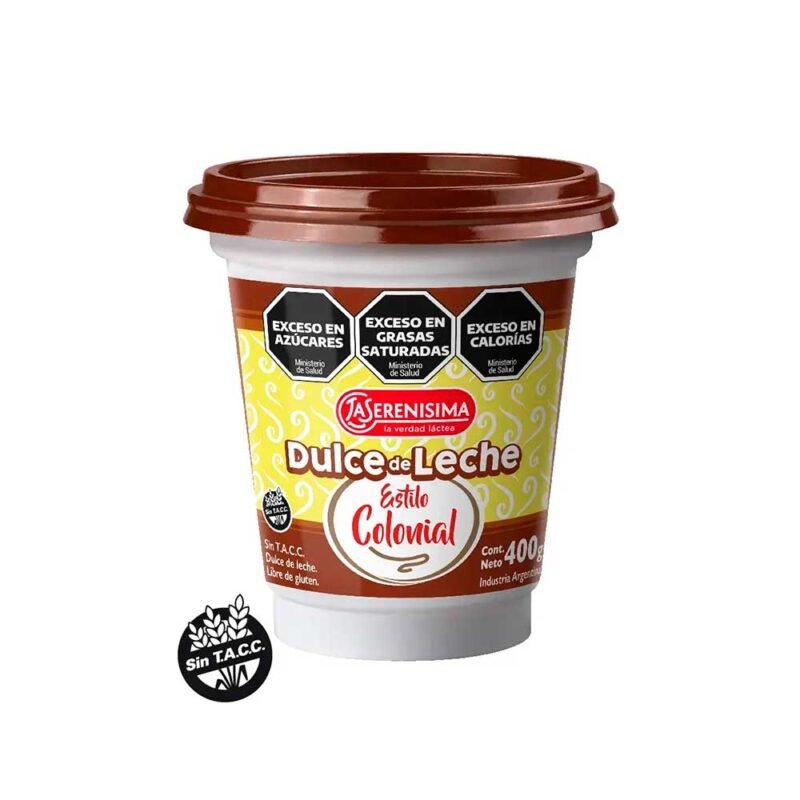 Dulce de leche la serenisima colonial x 400g