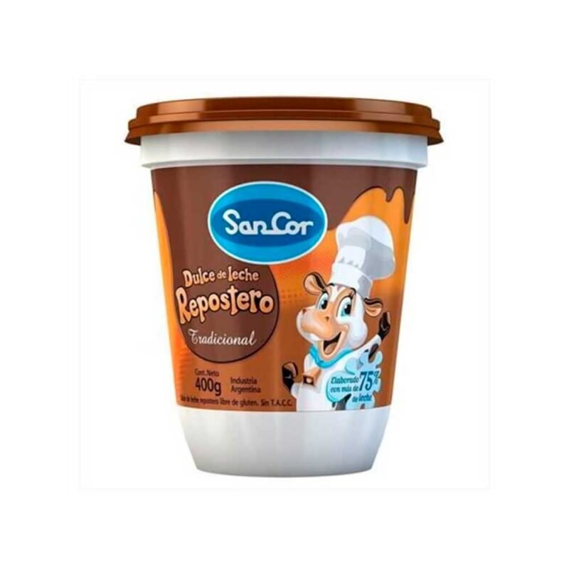 Dulce de leche sancor repostero x 400g x 2un.