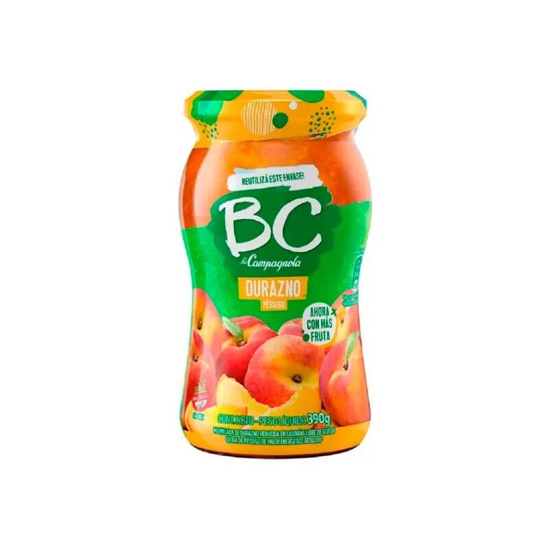 Mermelada bc durazno x390g