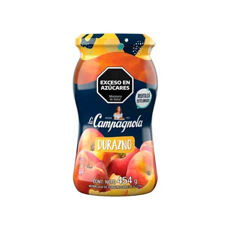 Mermelada la campagnola durazno x390g