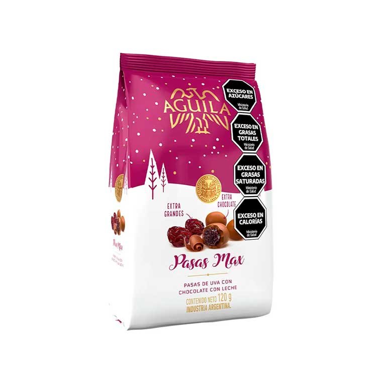 Pasas de uva con chocolate con leche x 120gr.